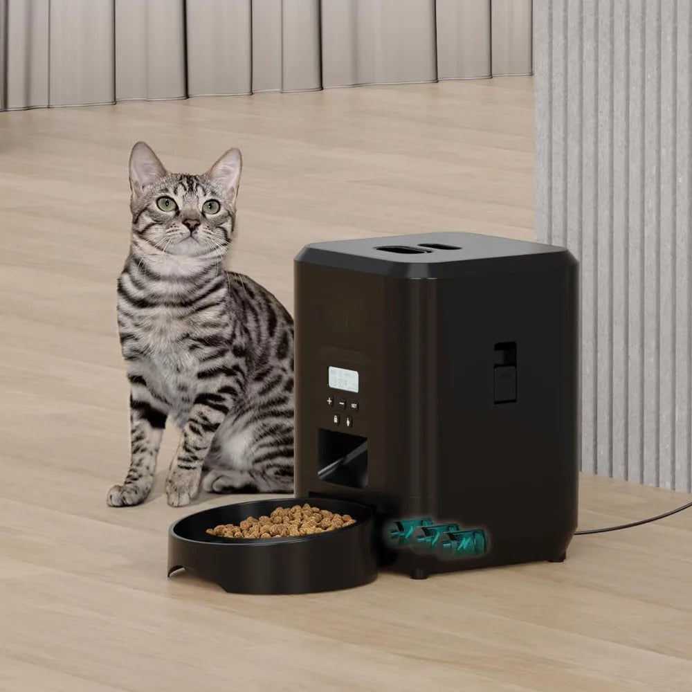 Máquina de Mimos: Comedero Automático para Gatos y Perros con Horario y Porciones Controladas 🐾