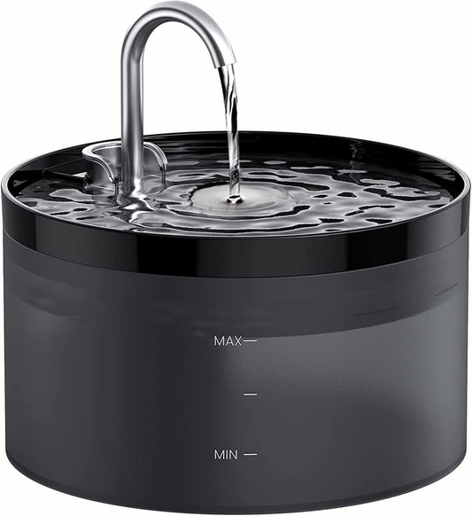 Bebedero Silencioso 2 L – Fuente con forma de grifo para gatos y perris mimados