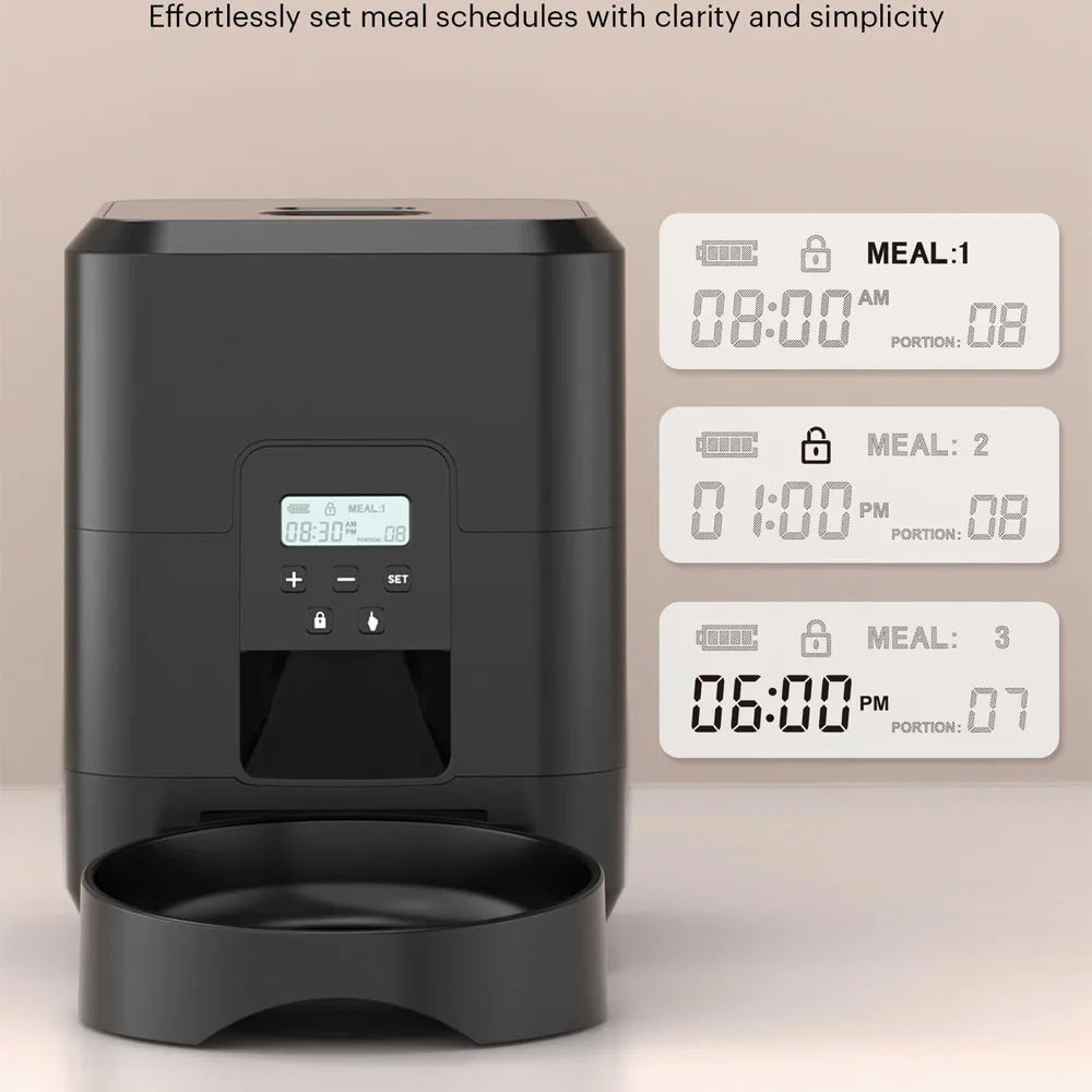 Máquina de Mimos: Comedero Automático para Gatos y Perros con Horario y Porciones Controladas 🐾