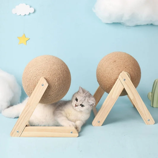 Bola Rascadora “Gira-Garra” – Diversión felina sin romper tus muebles