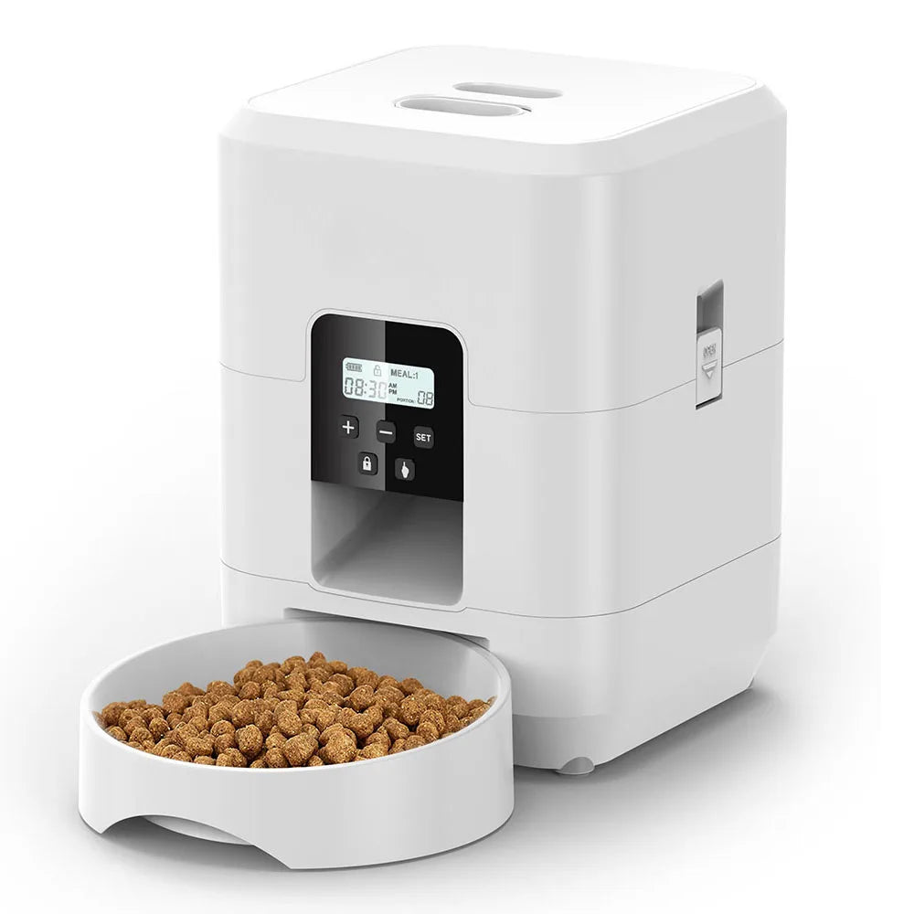 Máquina de Mimos: Comedero Automático para Gatos y Perros con Horario y Porciones Controladas 🐾