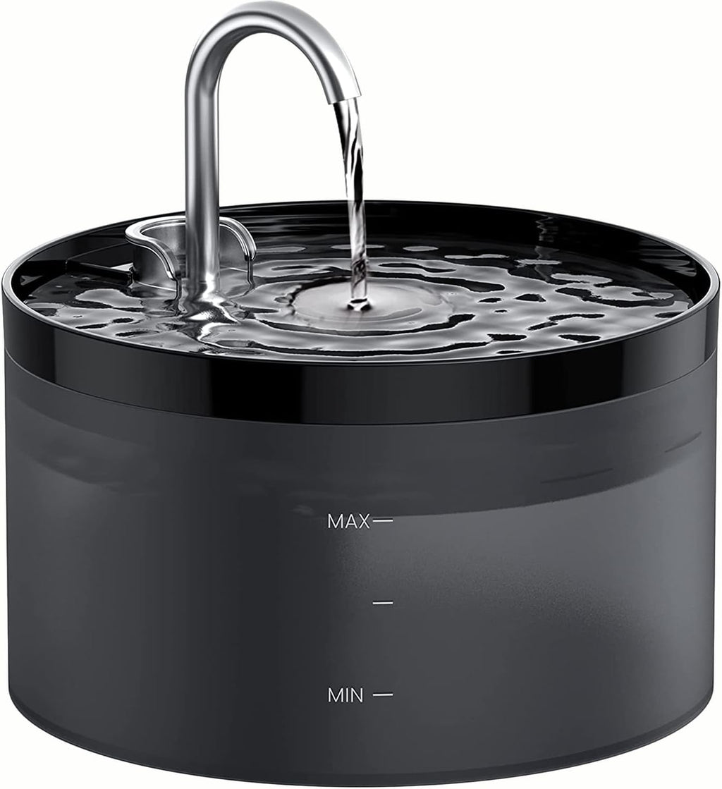 Bebedero Silencioso 2 L – Fuente con forma de grifo para gatos y perris mimados