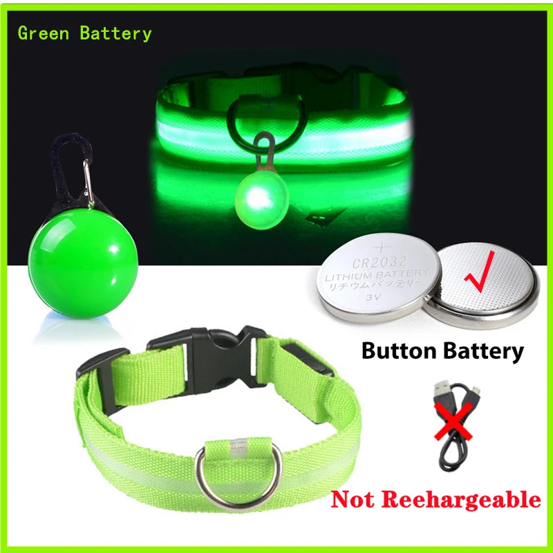 Collar “PataFlash” – Seguridad nocturna con estilo brillante 💡🐶