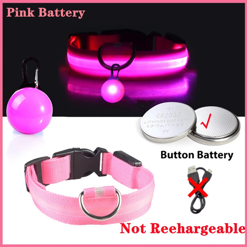 Collar “PataFlash” – Seguridad nocturna con estilo brillante 💡🐶